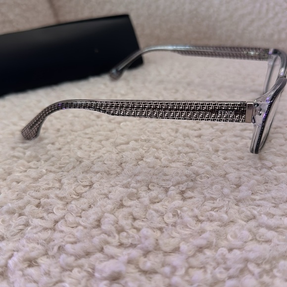 Fendi Women's Rectangular Glasses Frames with Case FF0004 - Picture 8 of 12